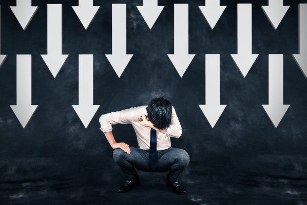 大暴落で損失を出した男