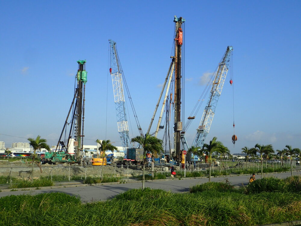 インターコンチネンタル沖縄美らsunリゾートの建設現場
