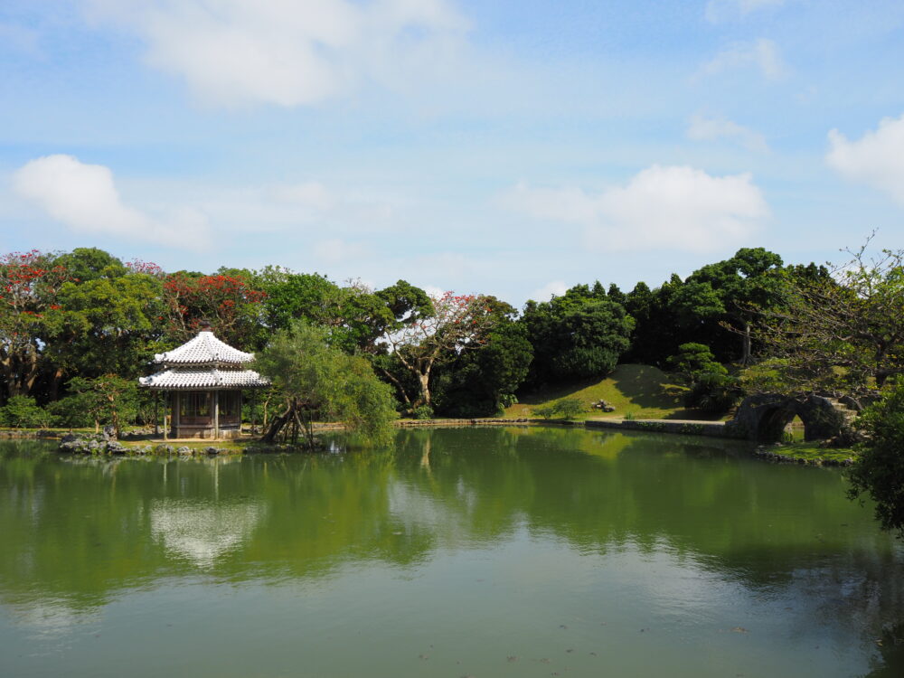 識名園 素晴らしいお庭